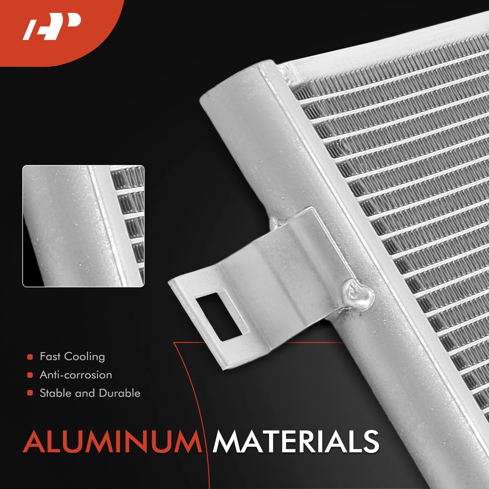 A/C Condenser with Receiver Drier for Cadillac XT5 XT6 (2017-2023)
