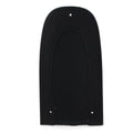 Black Flame Rear Fender Bib Leather Solo Seat for Harley Street Glide (2006-2023)
