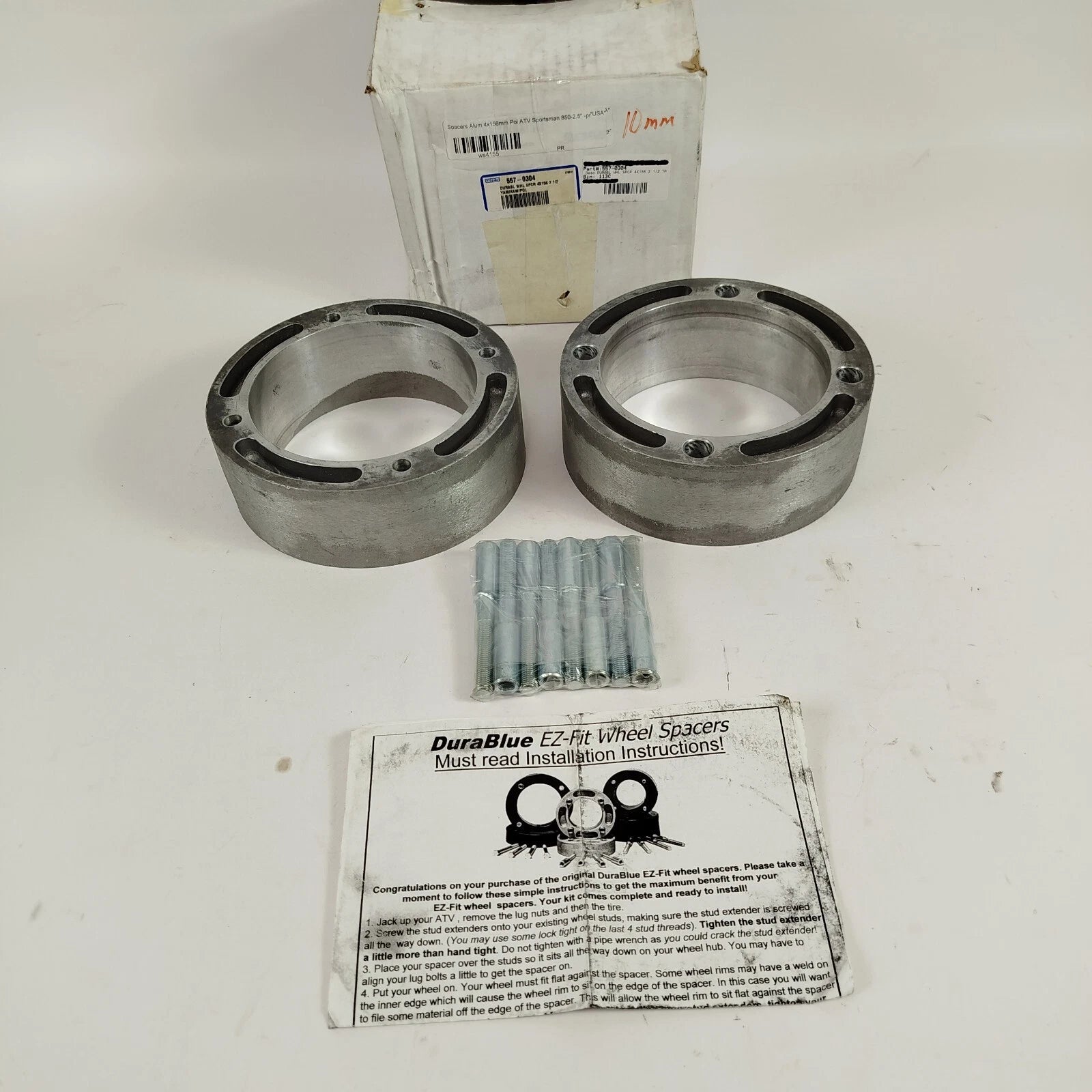 2.5" EZ Spacers 4X156 for Polaris Sportsman 850 (Made in USA)