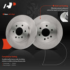 Rear Disc Brake Rotors & Ceramic Pads for Buick Terraza (2005-2008)