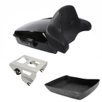 Chopped Trunk Luggage Backrest Solo Mount Rack for Harley Road Glide (2014–2026)