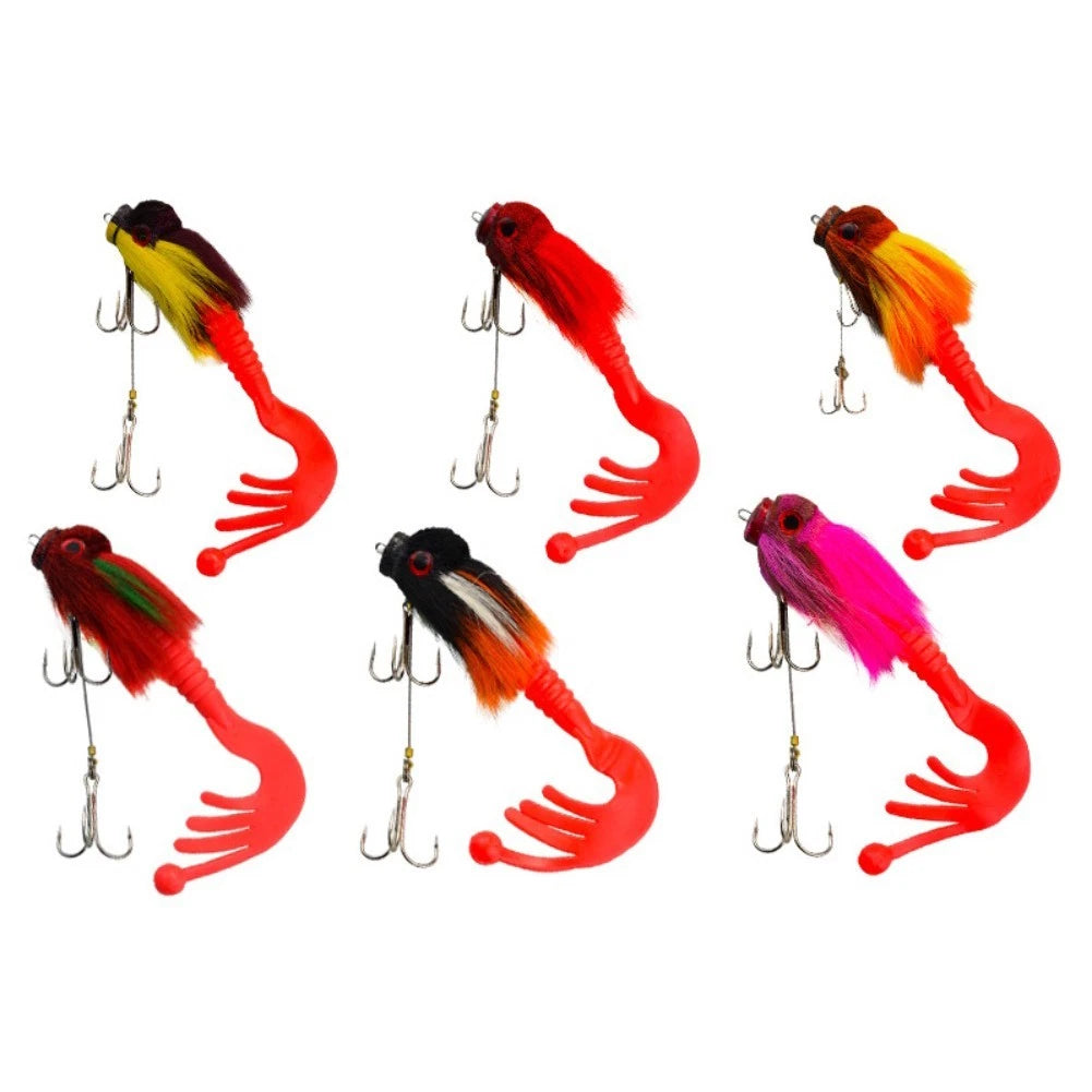 Deep-sea Mouse Lure for Boat Fishing - Flexible PVC Tail