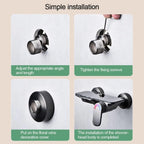 Shower Adapter 360 Degree Rotation for Showering (Rust & Wear Resistant)