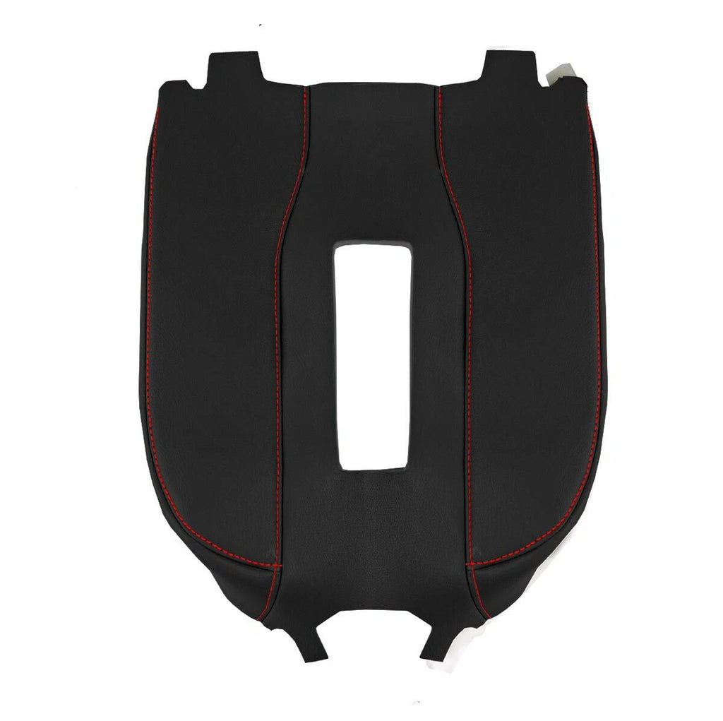 Console Lid Armrest Cover for GMC Sierra (2019–2020) Red Stitch