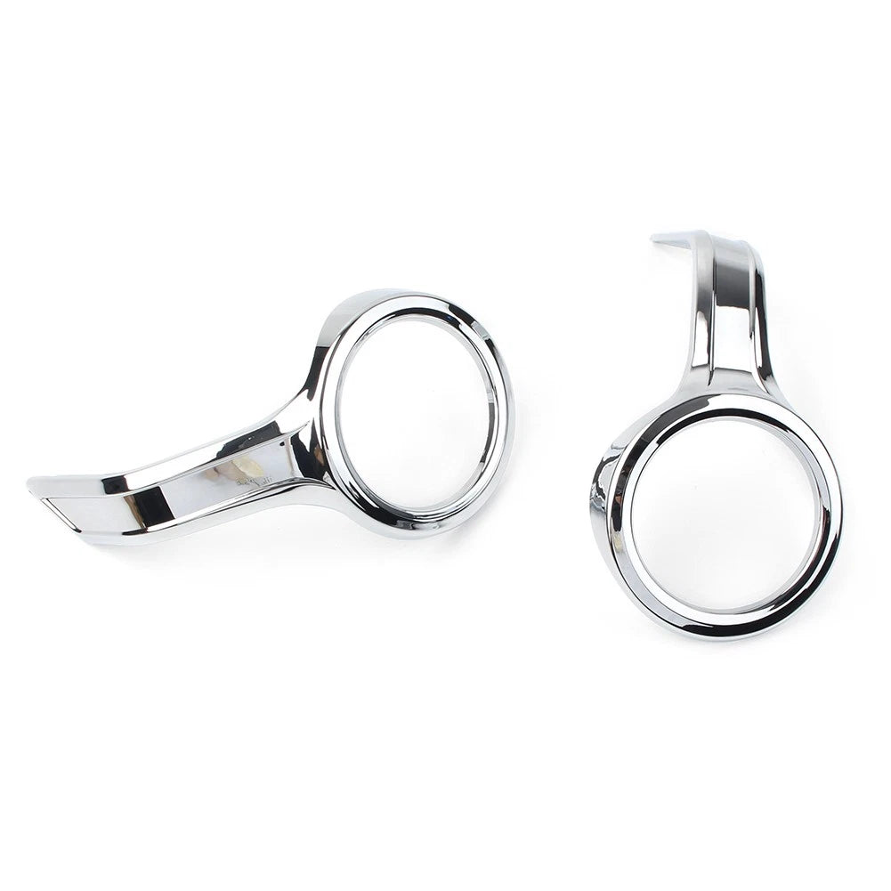 Chrome Fog Light Bezel Trim Rings for Honda Goldwing GL1800 (2001–2010)