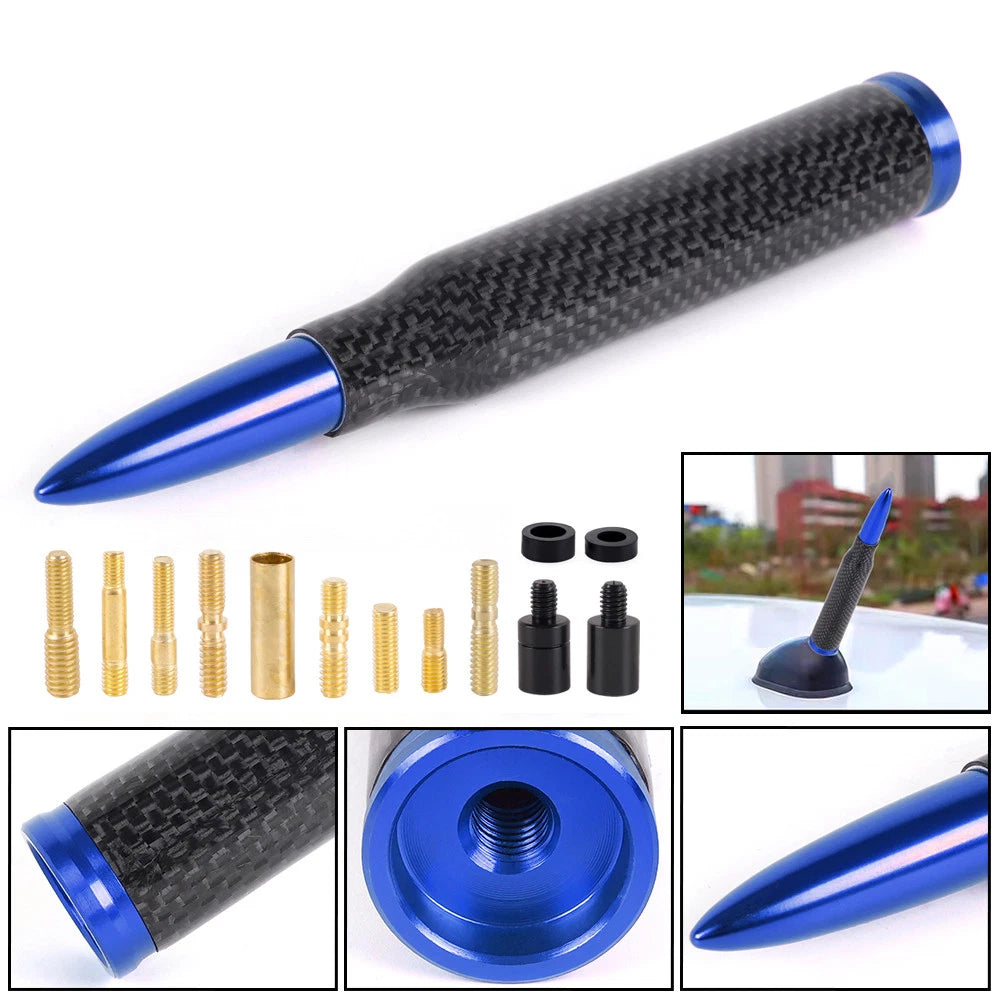 Carbon Fiber Bullet Antenna for Dodge Ram 1500, Ford F150, F250