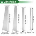 8 Pcs Door Pillar Window Trim for BMW X5 (2007 - 2013)
