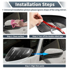 Rearview Mirror Cover Overlay Gloss Black for Hyundai Tucson (2015-2020)