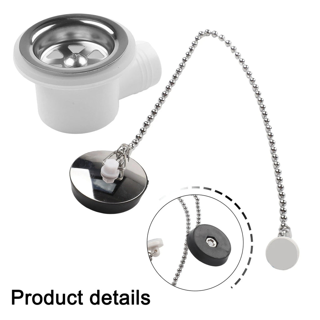 Stainless Steel Waste Drain Fitting for RV and Boat