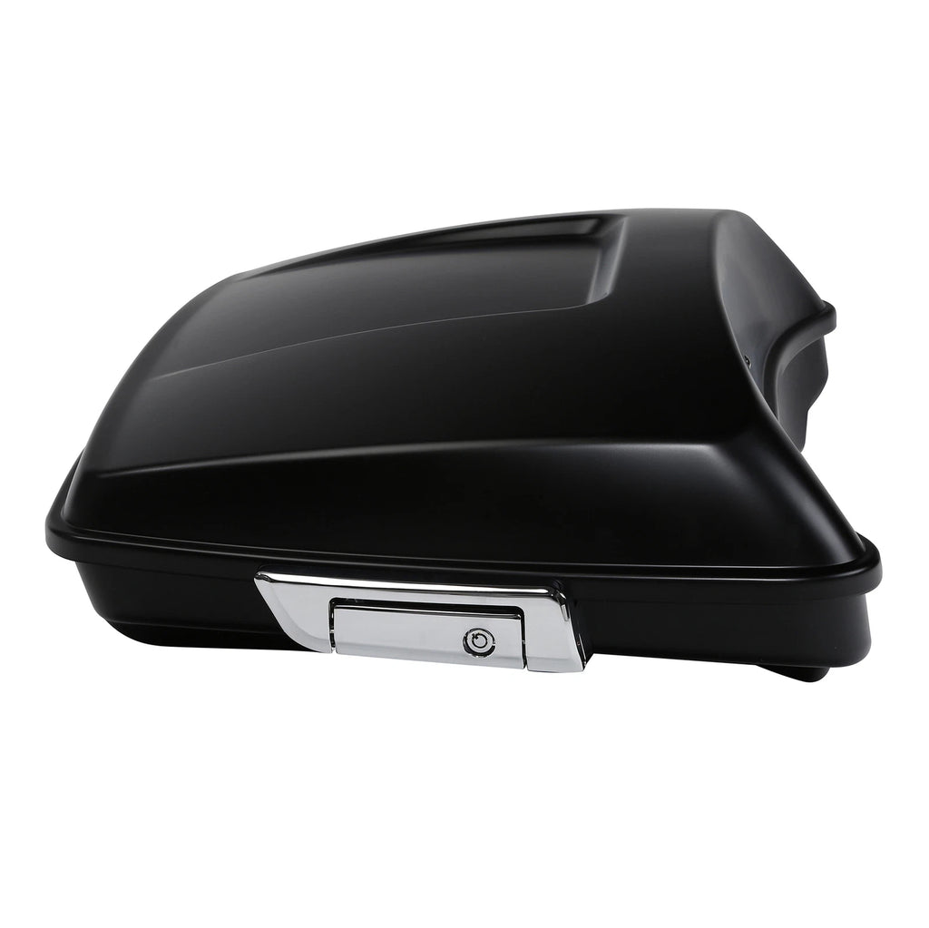 Trunk Backrest Mount Rack for Harley Touring (2014–2026) Black Denim