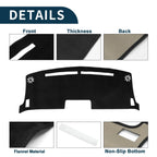 Dashboard Dash Cover Mat for Nissan Moco MG33S (2012–2018) Black