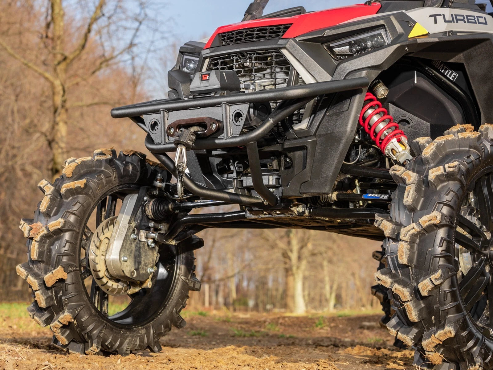 SuperATV RZR Winch-Ready Front Bounty Bumper for RZR (See Fitment)