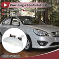 Exterior Door Handle for Hyundai Atos Rear Left Silver Tone (2000-2005)