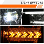 Full LED DRL Sequential Signal Projector Headlights for Ford F-150 (2021–2023)
