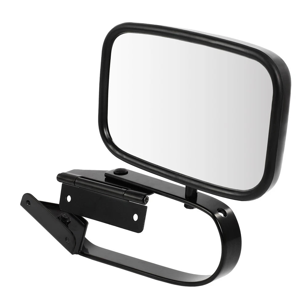 Set of 2 Black Manual Side View Mirrors for Ford F-Series Pickup (1980–1996)