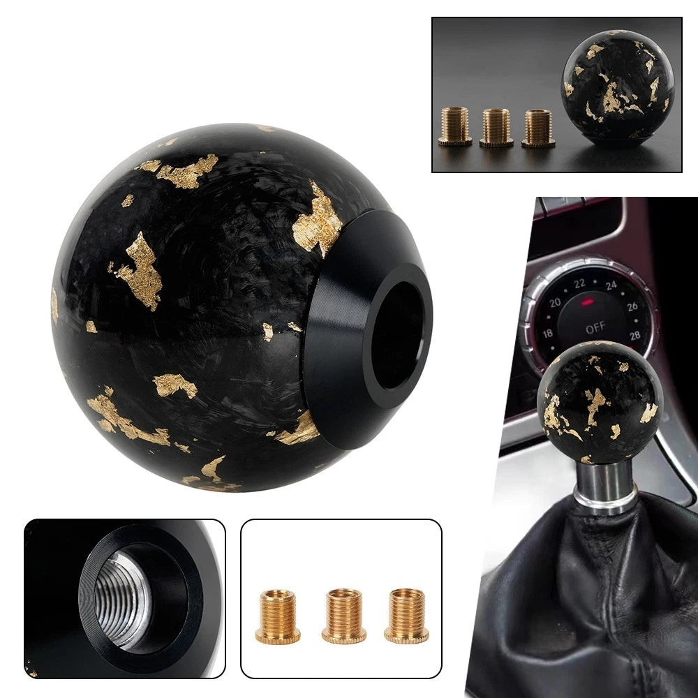 Universal Carbon Fiber Manual Gear Shift Knob Shifter