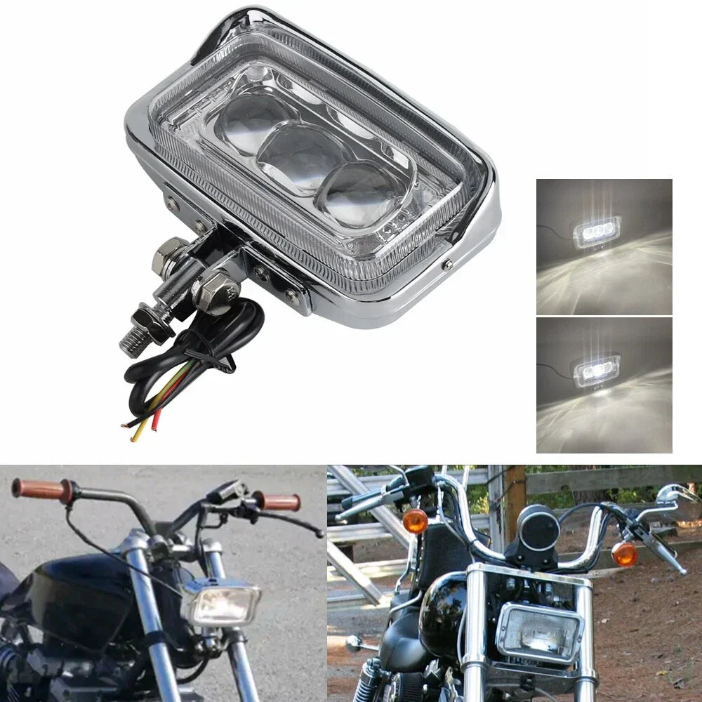 LED Headlight for Honda CB500/650, Suzuki GS550, Harley Softail (2013-2023)