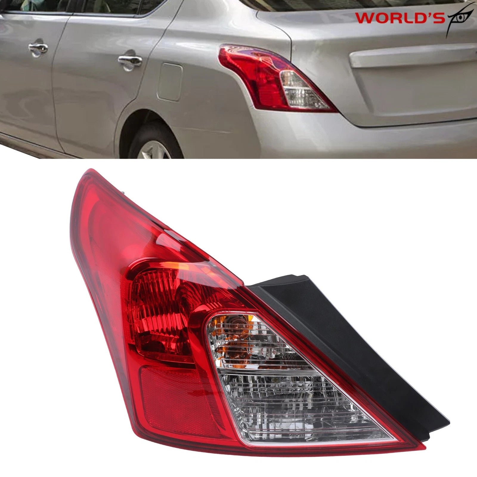 Driver Side Tail Light for Nissan Versa (2012–2019)