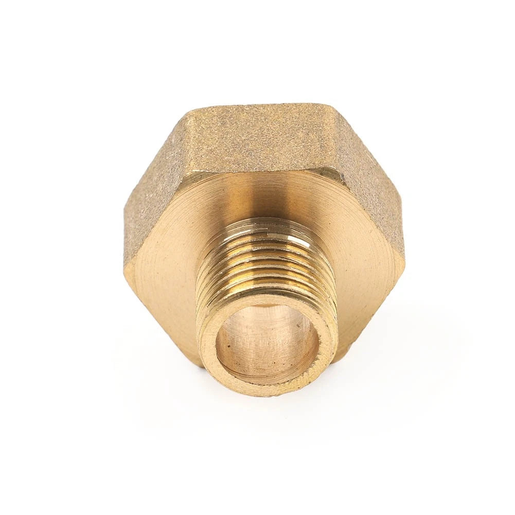Brass G 1/2 Female to G 1/4 Male Pipe Reducer Adapter Fitting