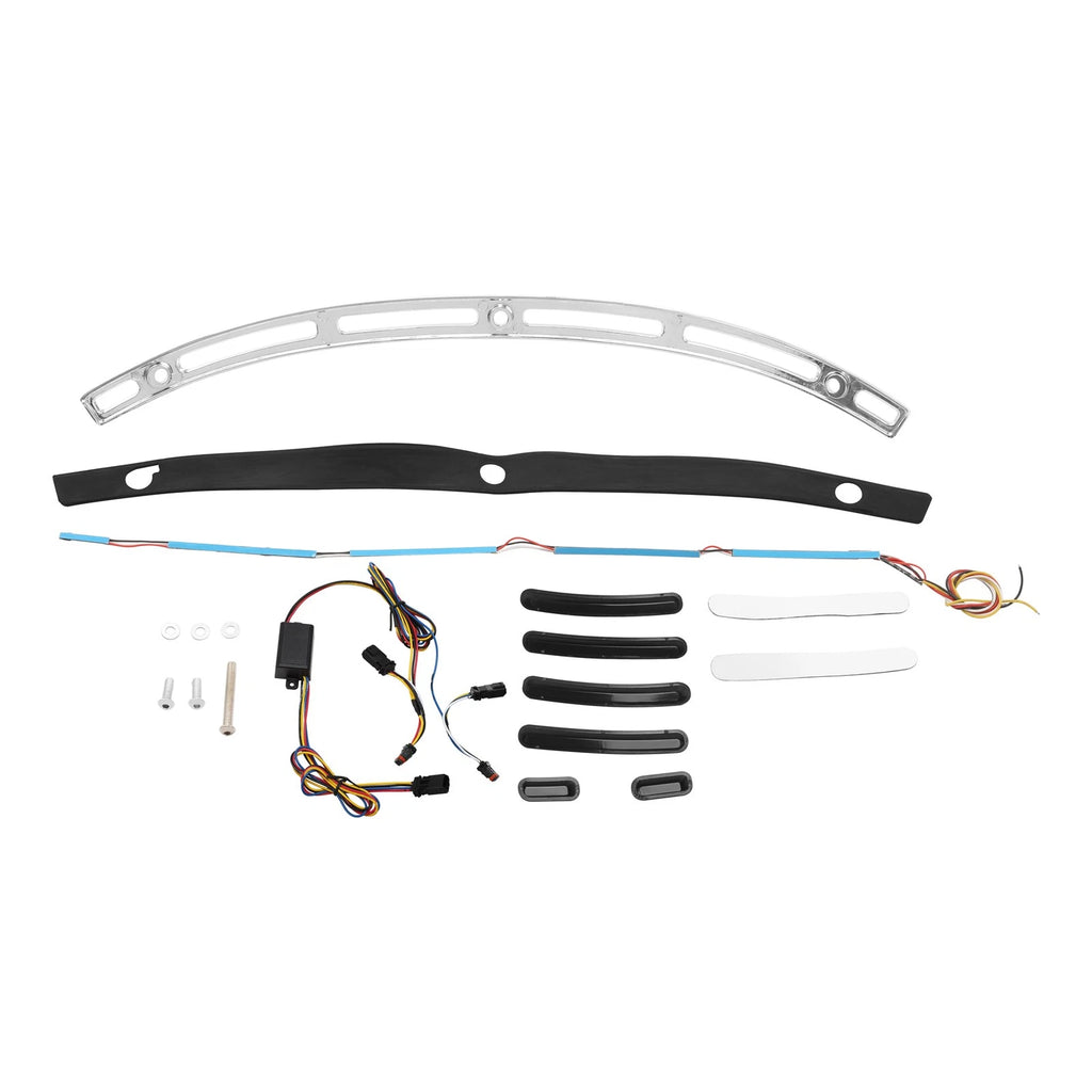 LED Windshield Trim Turn Signals for Harley Electra Glide, Street Glide (2014–Up)
