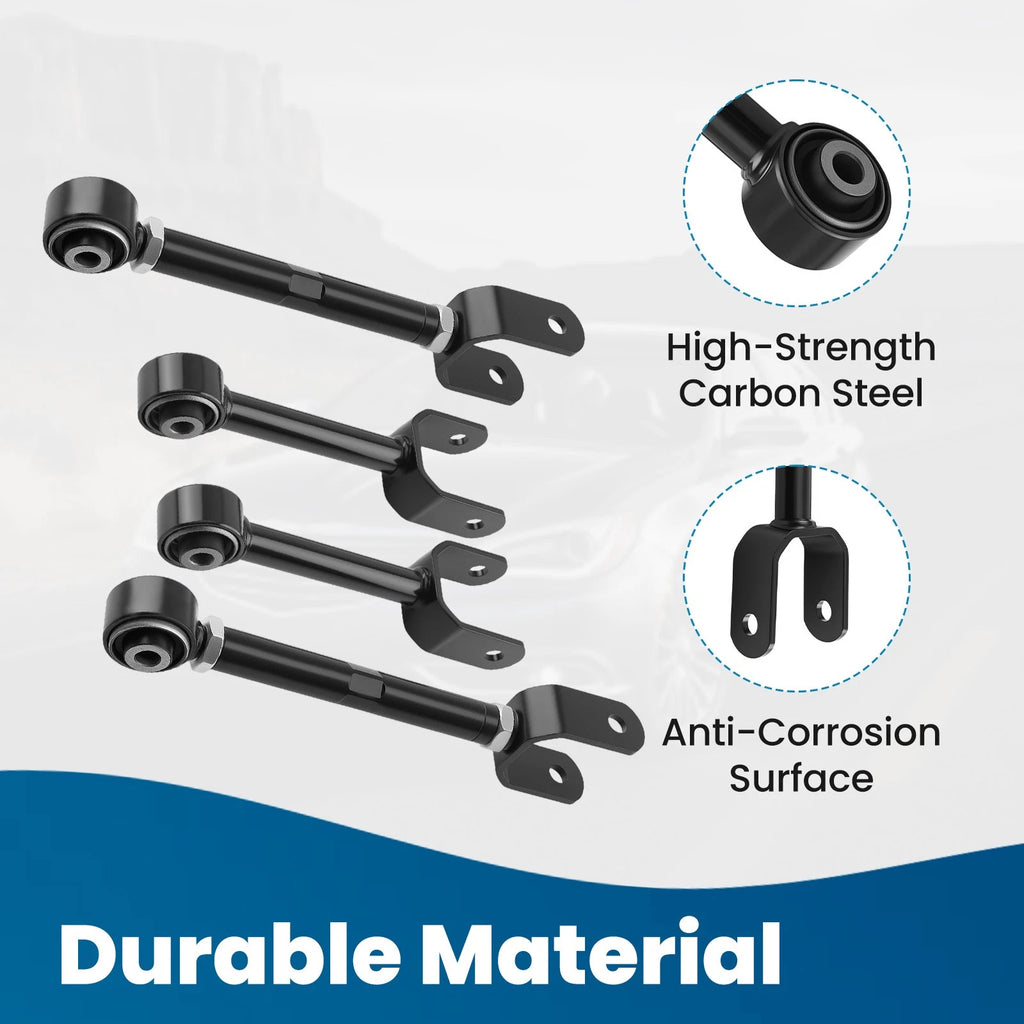 Adjustable Rear Upper Lower Control Arms for Dodge Journey Avenger Chrysler 200 (2008–2019)