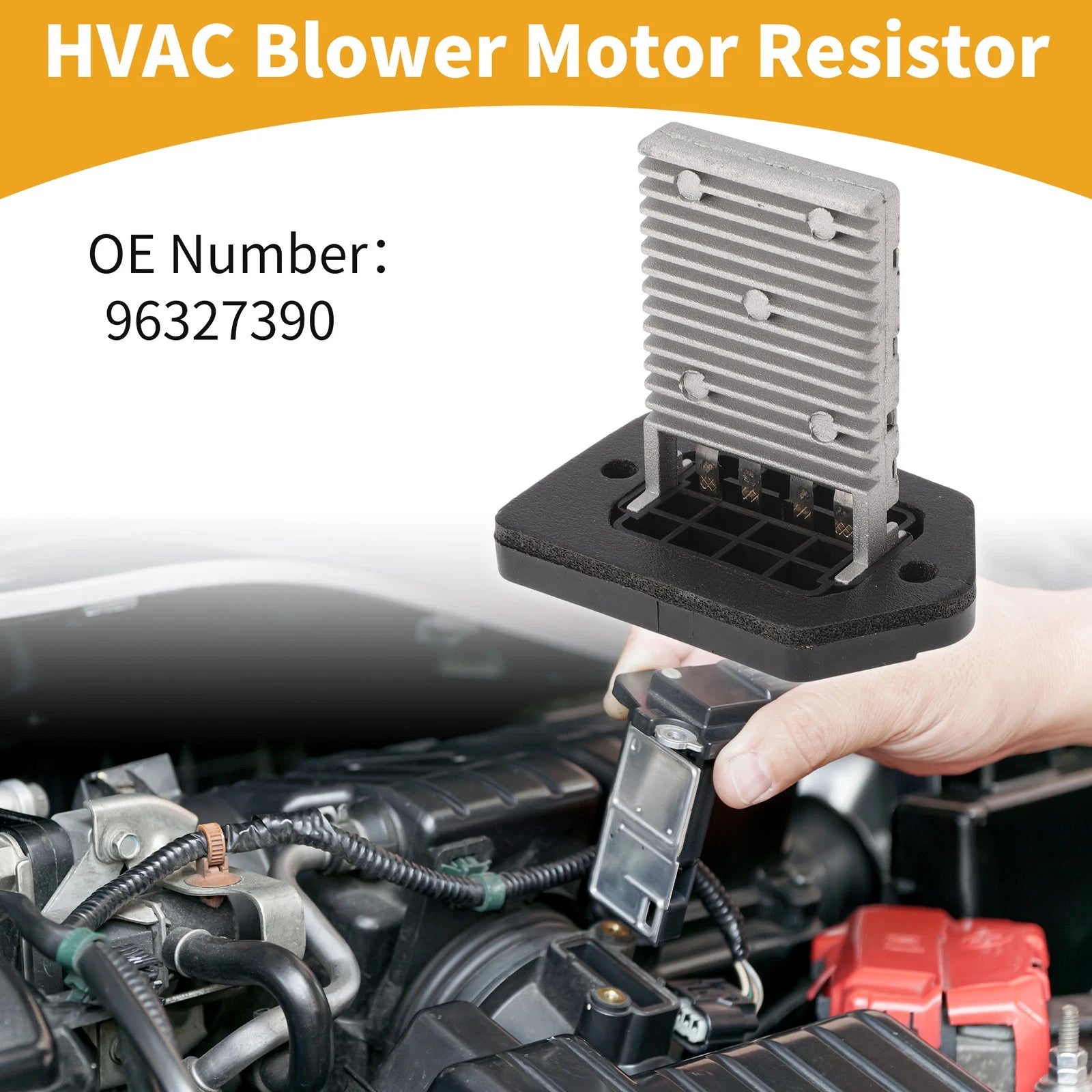 HVAC Blower Motor Resistor No. 96327390 for Chevrolet Sail (2014)