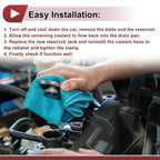 Coolant Expansion Overflow Tank with Cap for BMW X3 X4 G01