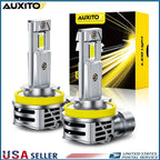 AUXITO H11 H8 LED Headlight Bulbs 6500K 60000LM for High/Low Beam