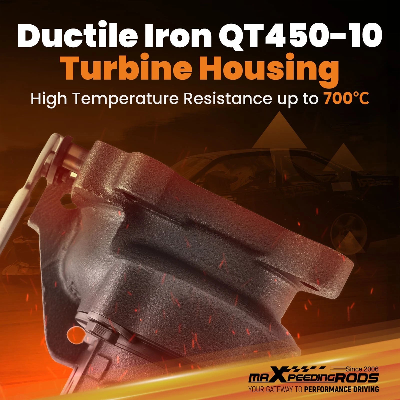 Turbocharger for Mini Snowmobiles Motorcycle ATV (VZ21 RHB31)
