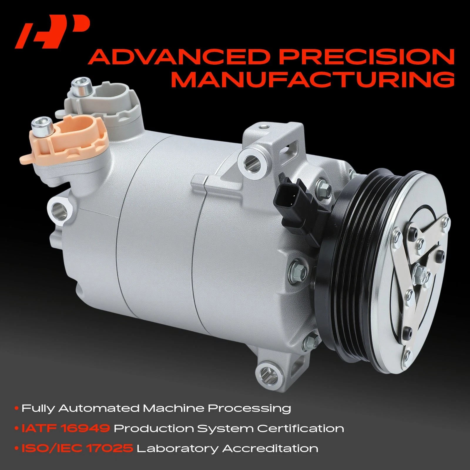A/C Compressor with Clutch for Ford Escape (2013-2016) Lincoln MKC (2015-2016)