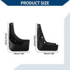 Set of 2 Mud Flaps Splash Guards for Mercedes-Benz CLA (2013–2019)