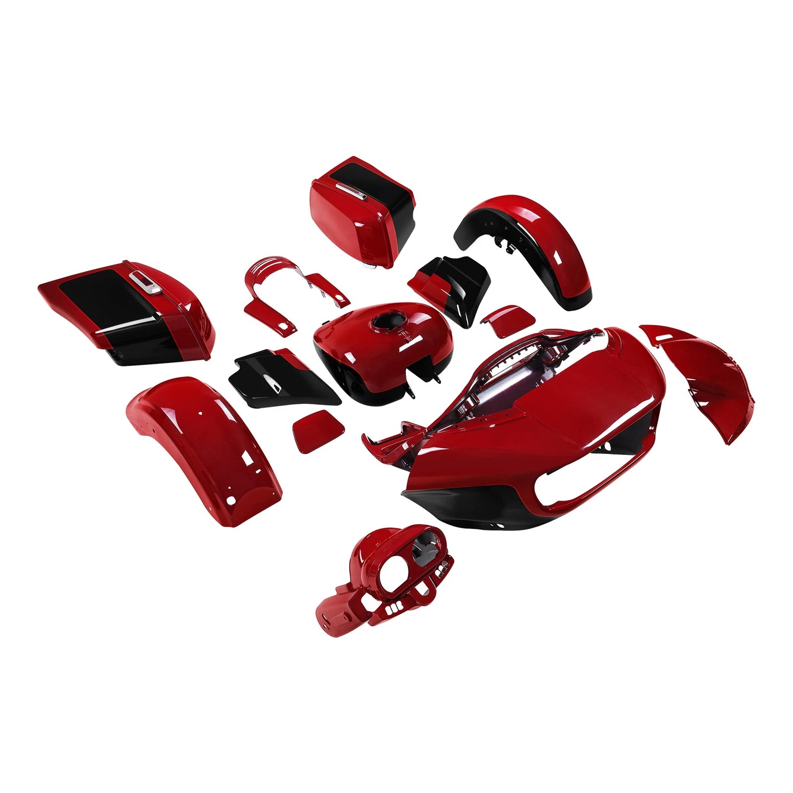 Fairing Bodywork for Harley Touring Road Glide (2015–Present) Billiard Red/Vivid Black