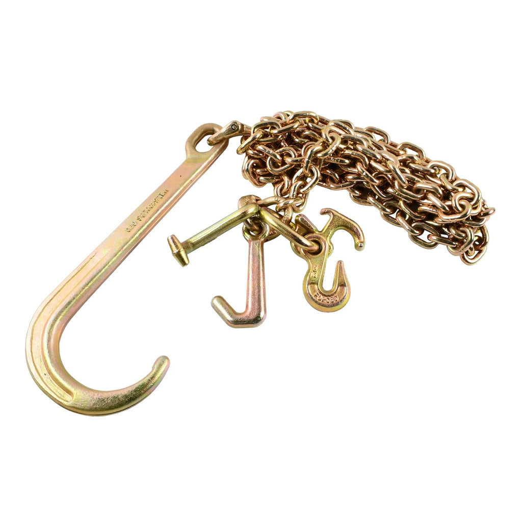 2X 5/16''x10' Transport Tow Chain for G70 (R T J & Grab Hook)