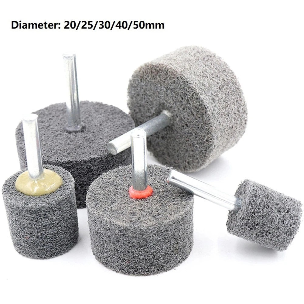 Grinding Head Set of 5 for Rotary Tools (20/25/30/40/50mm, 6mm Shank)