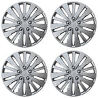 15" 15 Spoke Silver Wheel Cover Hubcaps - Upgrade Your Auto UARFH228