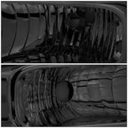 Pair of Smoked/Clear Corner Headlight Lamps for Ford Super Duty (2005–2007)