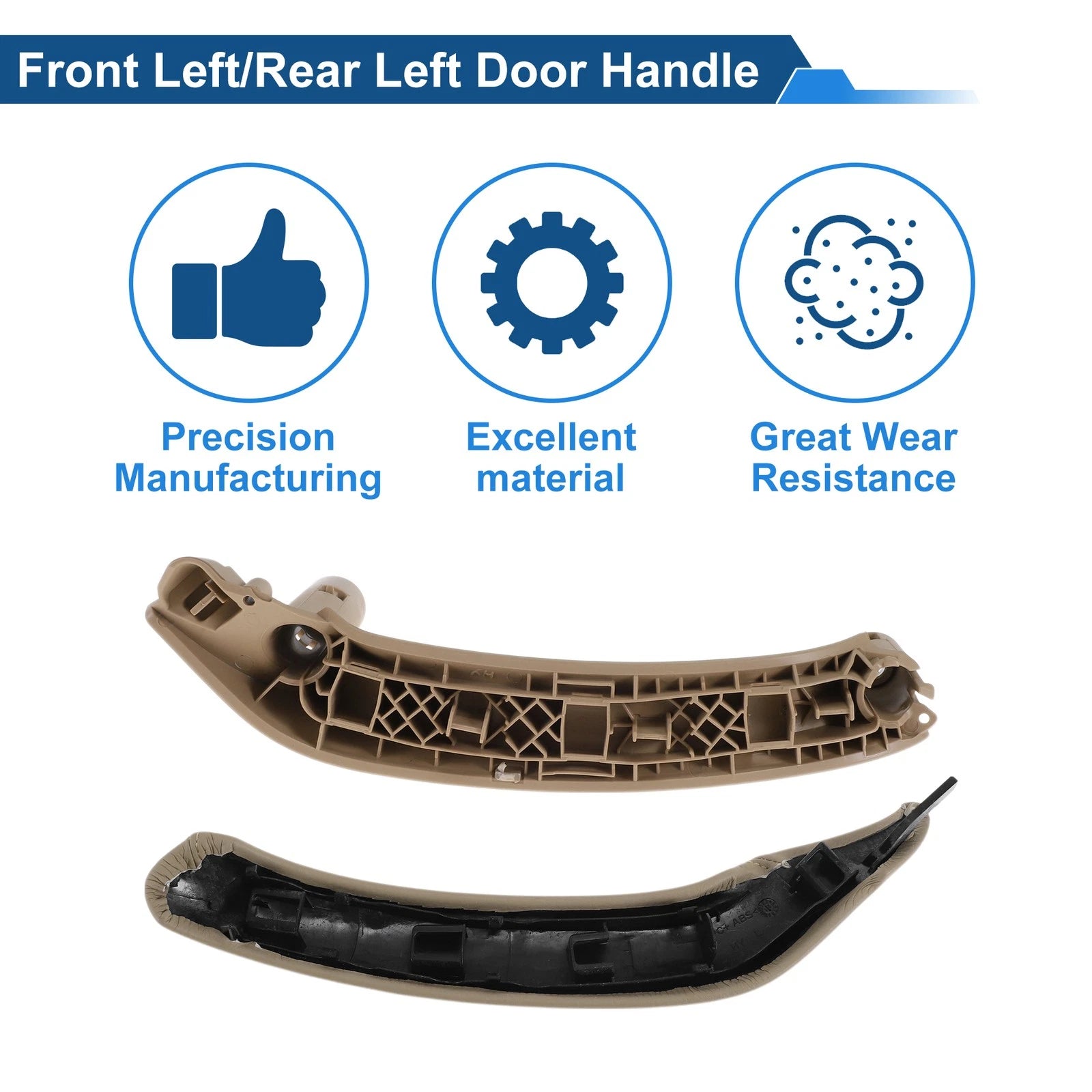 Front Passenger Side Inner Door Panel Handle for BMW X3 F25 (2010–2016) Beige