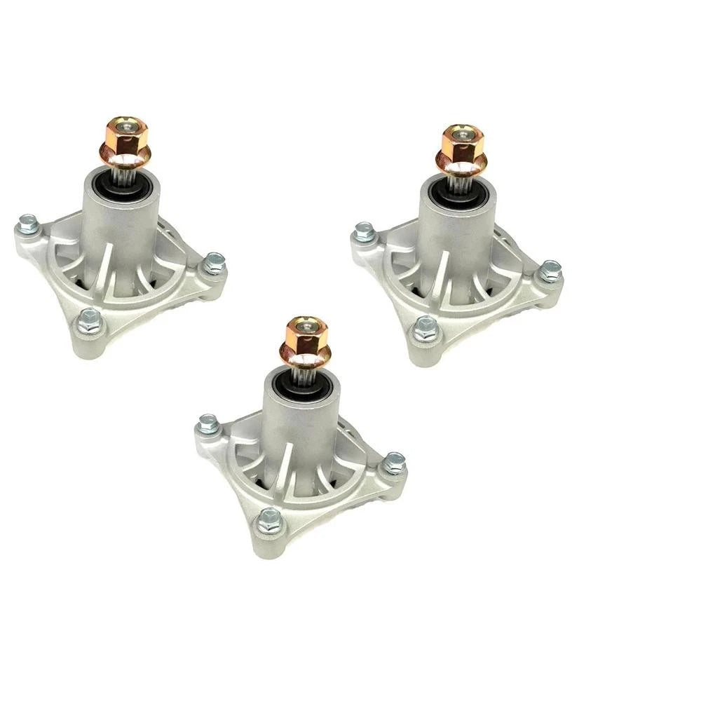 3 Replacement Spindle Assemblies for Hustler Mower (604214)