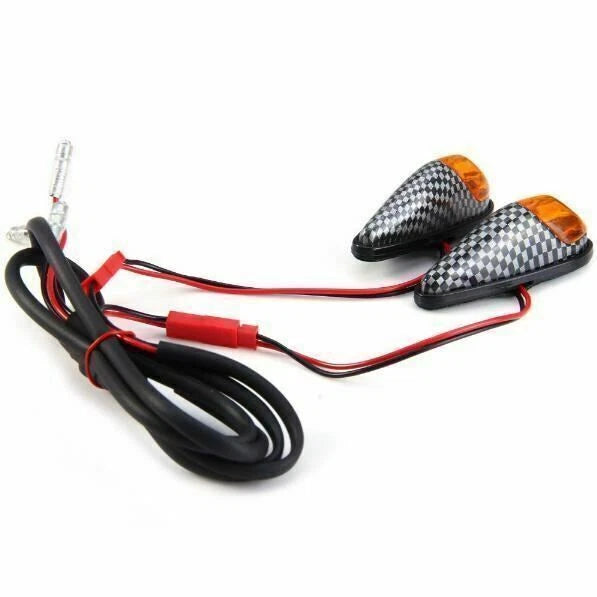 Carbon Motorcycle Surface Mount Turn Signal for Suzuki GSXR, Honda CBR, Yamaha