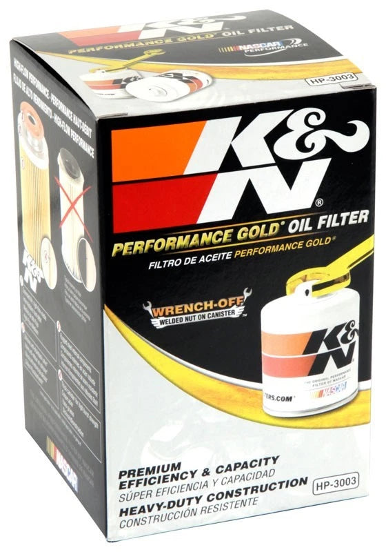 K&N HP-3003 Engine Oil Filter for Chevrolet Blazer C10 C1500 C20 K3500 Hummer Yukon (1973–2000)