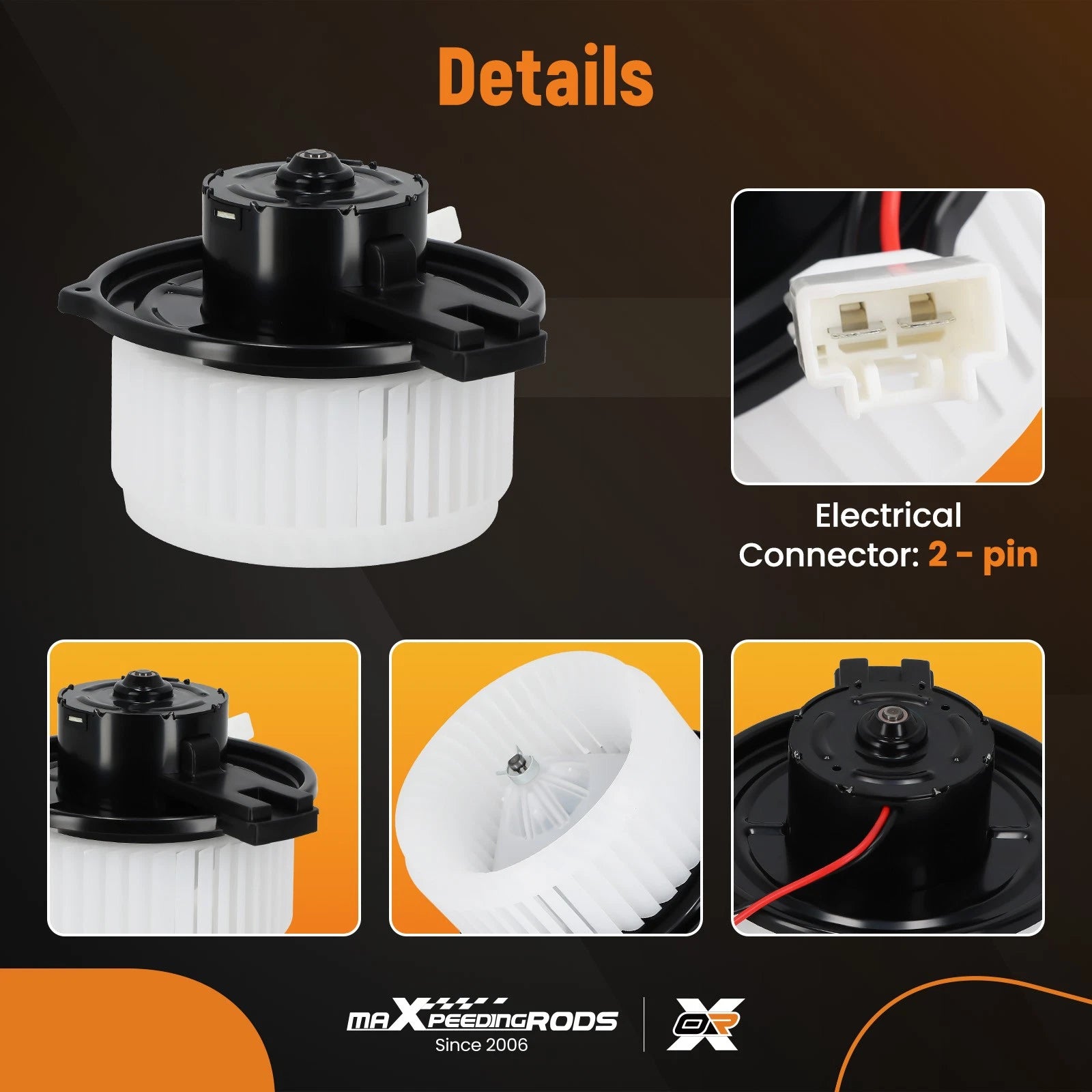 A/C Blower Motor for Mazda 6 (2014–2017, 2019–2021), CX-5 (2014–2021) GHR161B10