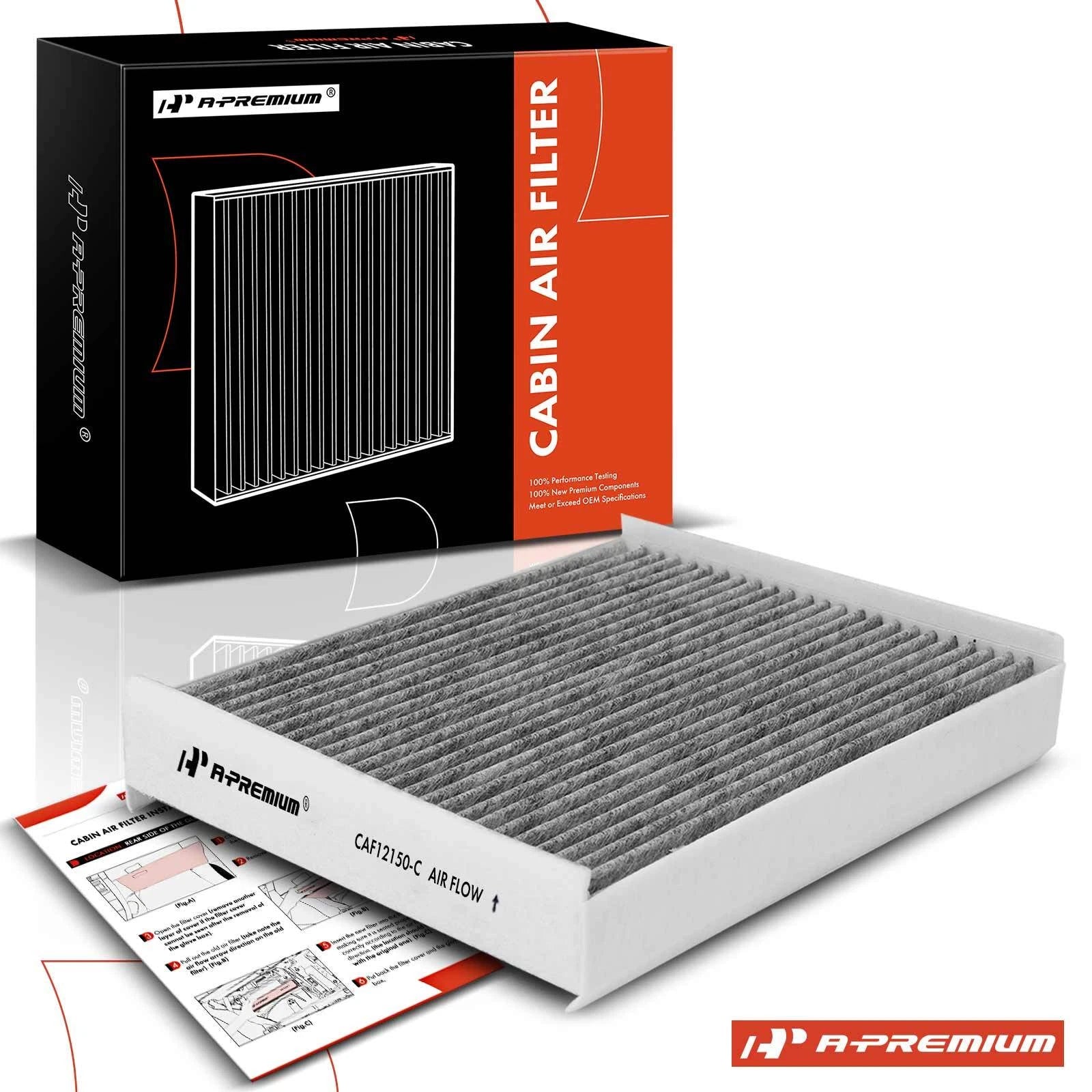 Activated Carbon Cabin Air Filter for Ford F-150, Expedition (2015–2022)
