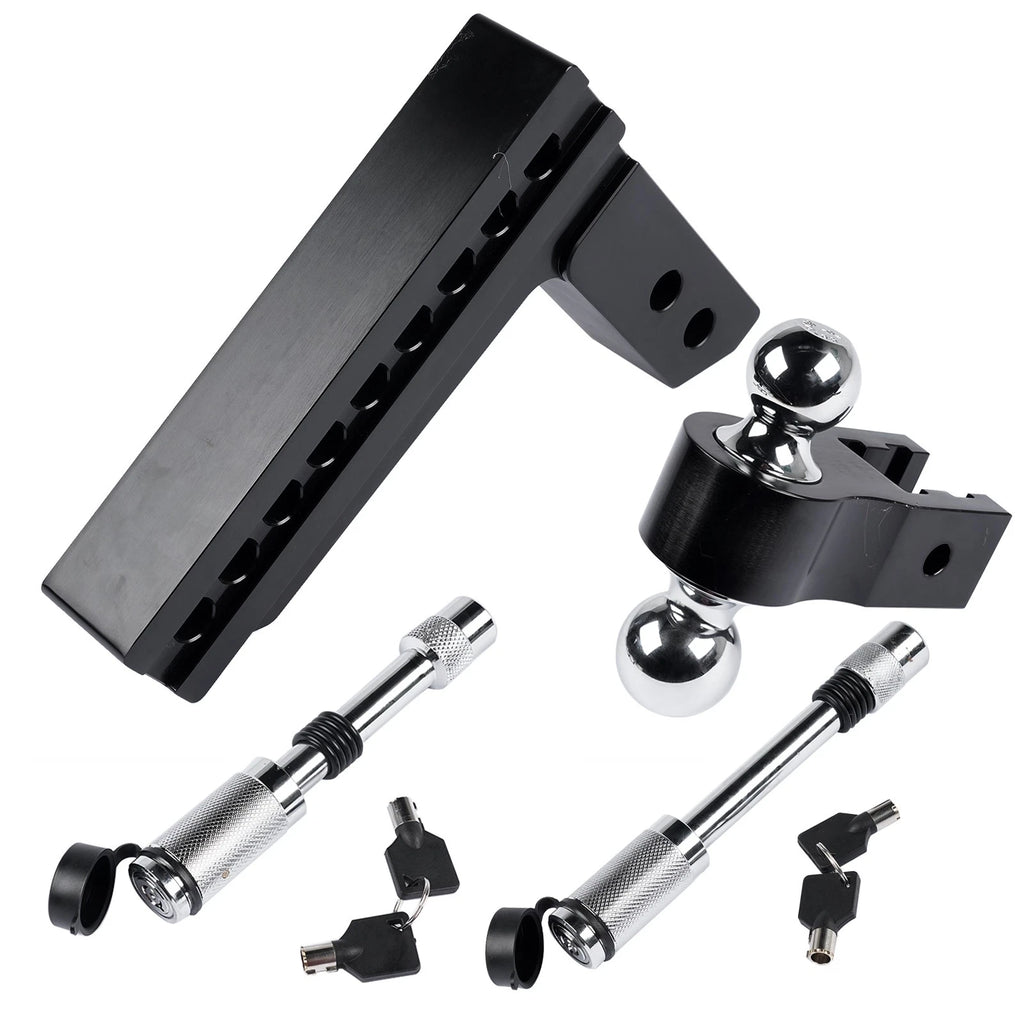 Aluminum Tow Hitch for 2" and 2-5/16" Balls (Universal Fit)