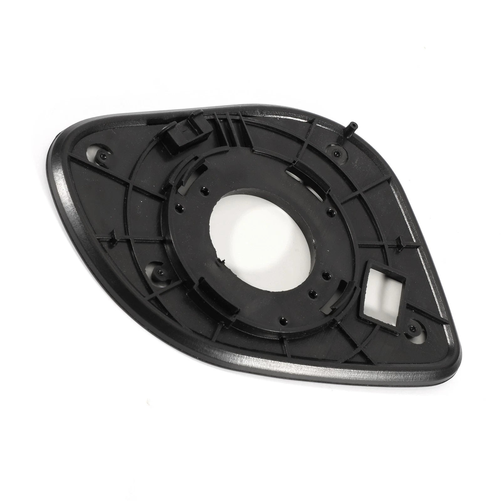 Left Side White Mirror Glass for Hyundai I10 (2011–2013)