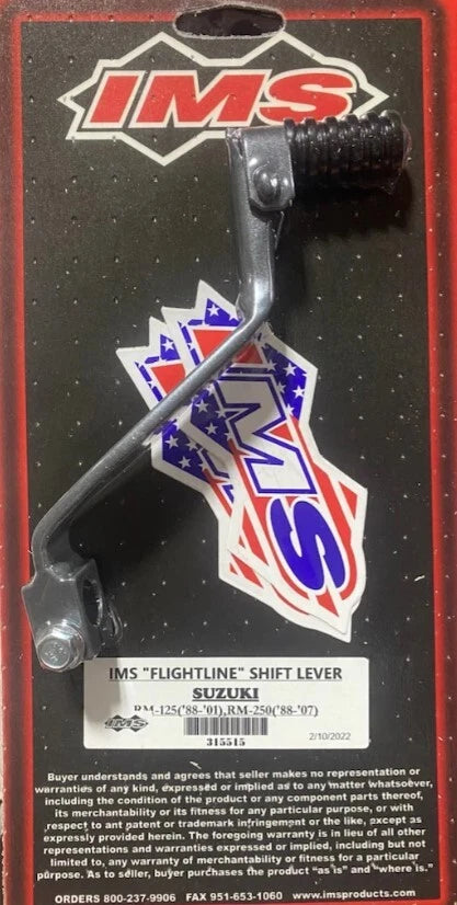 IMS Flightline Gear Shifter Lever for Suzuki RM125 RM250 (1988–2006)
