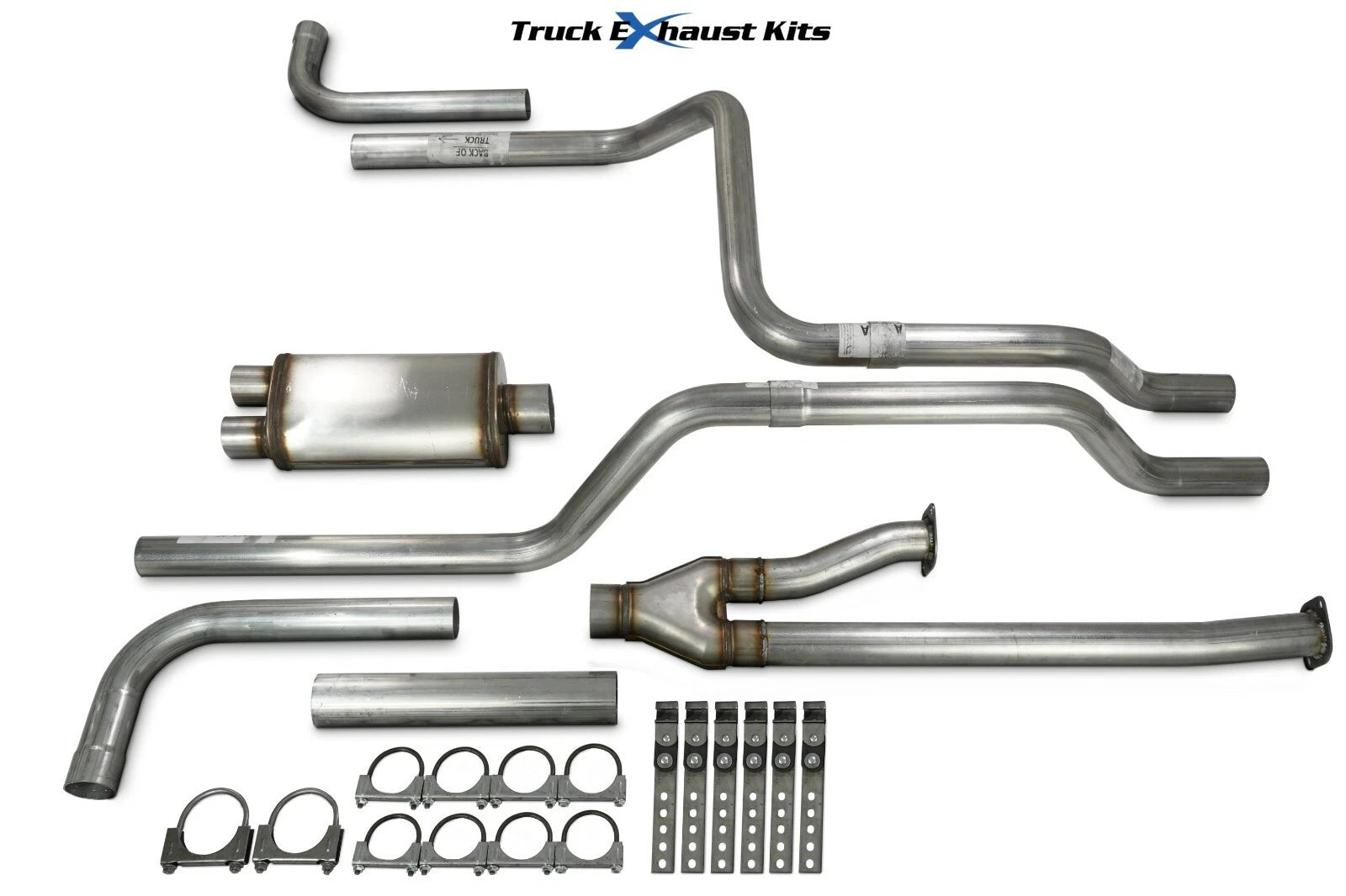 2.5" Dual Exhaust Kit for Toyota Tundra (2009–2013) Stainless Side Exit