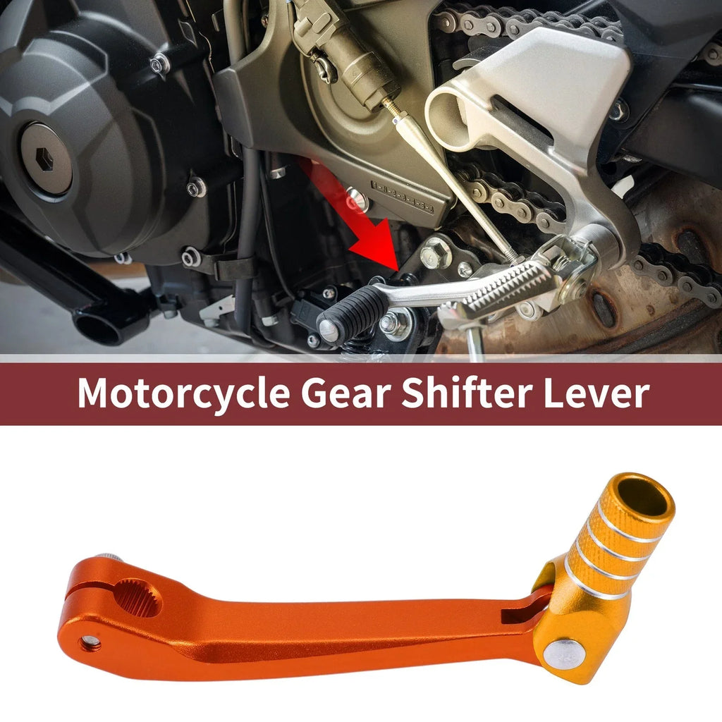 Shifter Lever for Honda CRF150F - Orange Gold Tone Silver Tone (2003-2023)