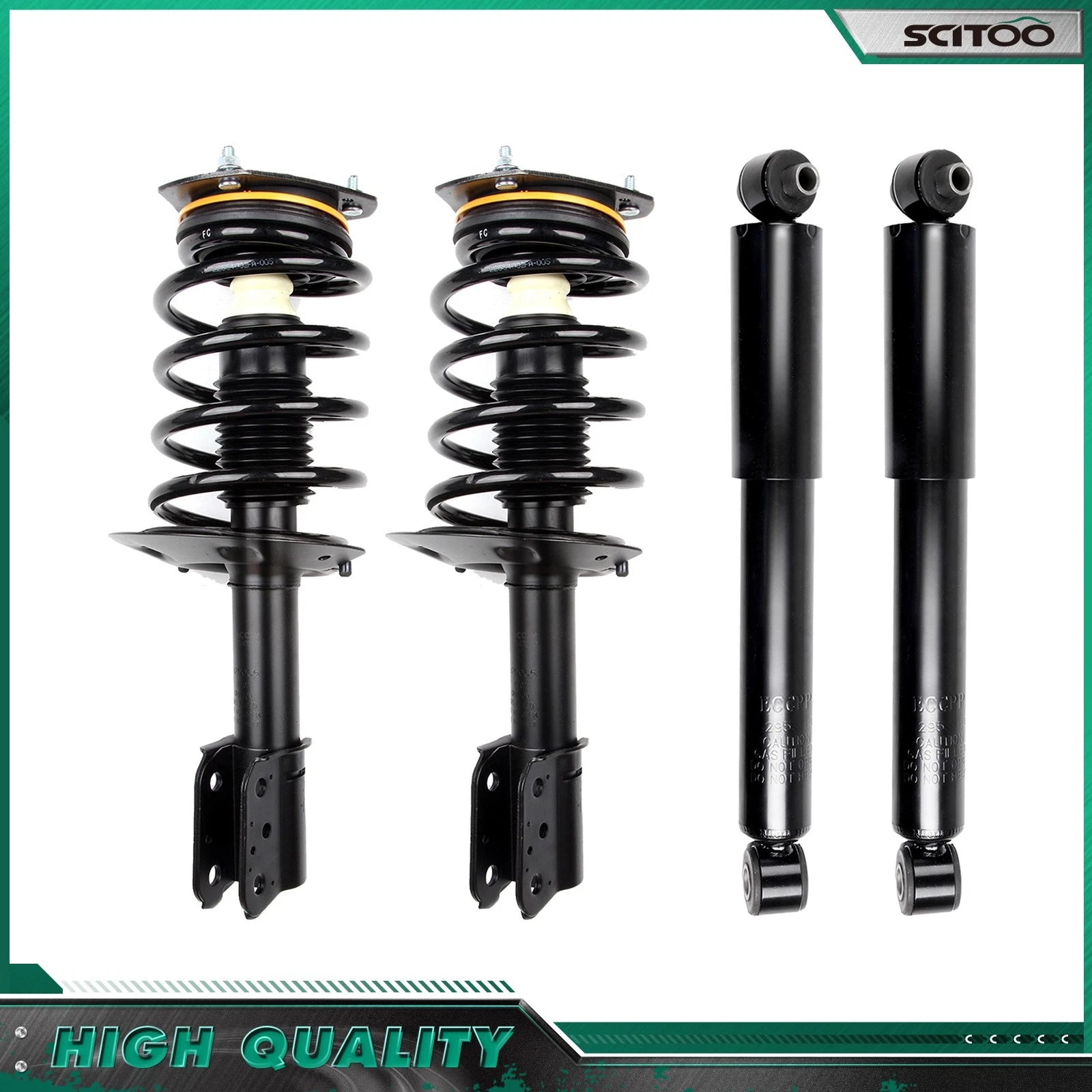 Set of 4 Complete Struts & Shock Absorbers for Buick Rendezvous (2002–2007)