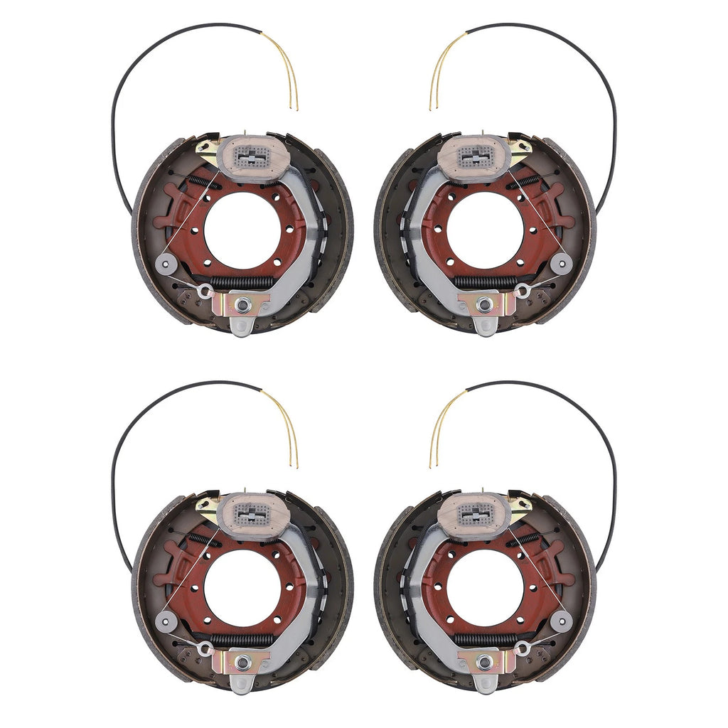 Set of 4 Electric Trailer Backing Plate Brake for Trailer Axle