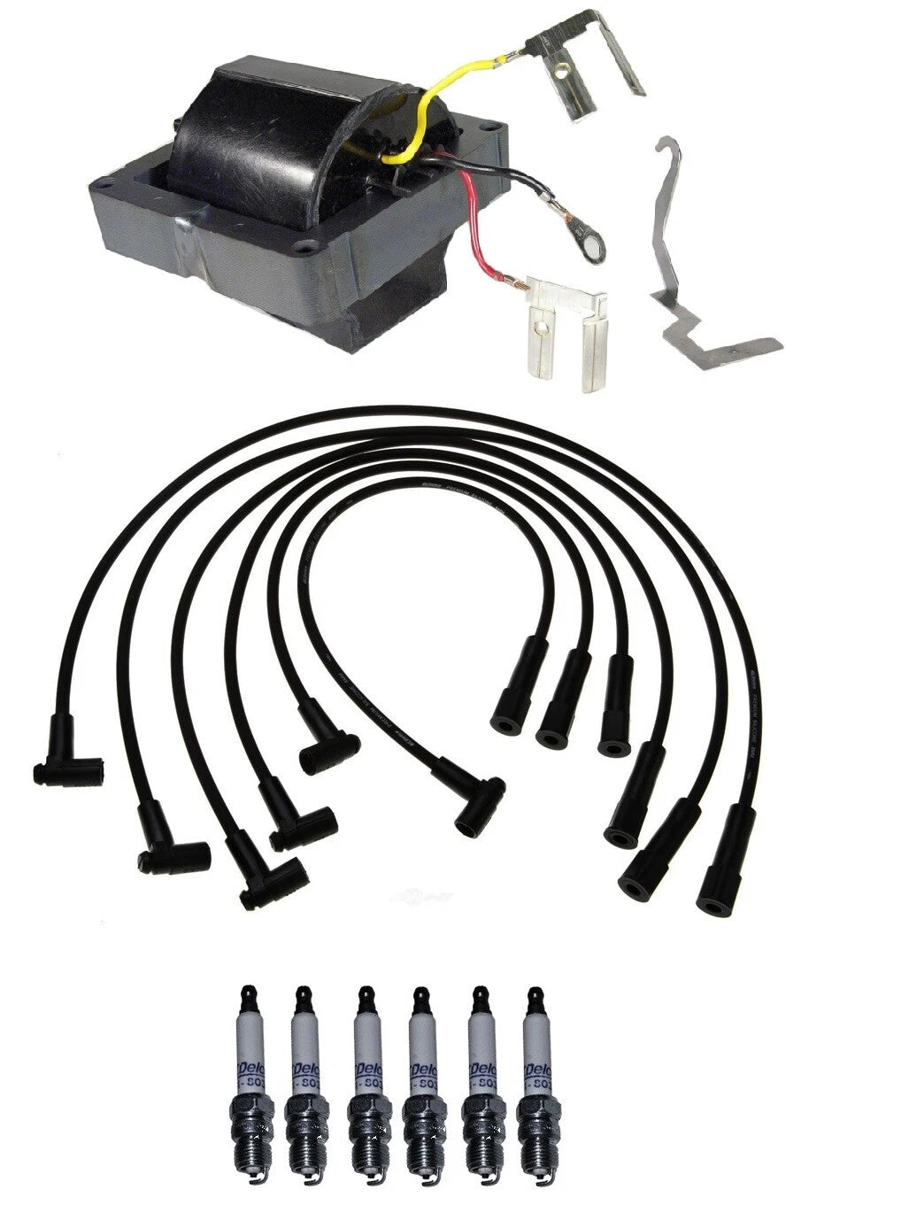 Ignition Wires & Spark Plugs Kit for Chevrolet Citation 2.8L (1980)